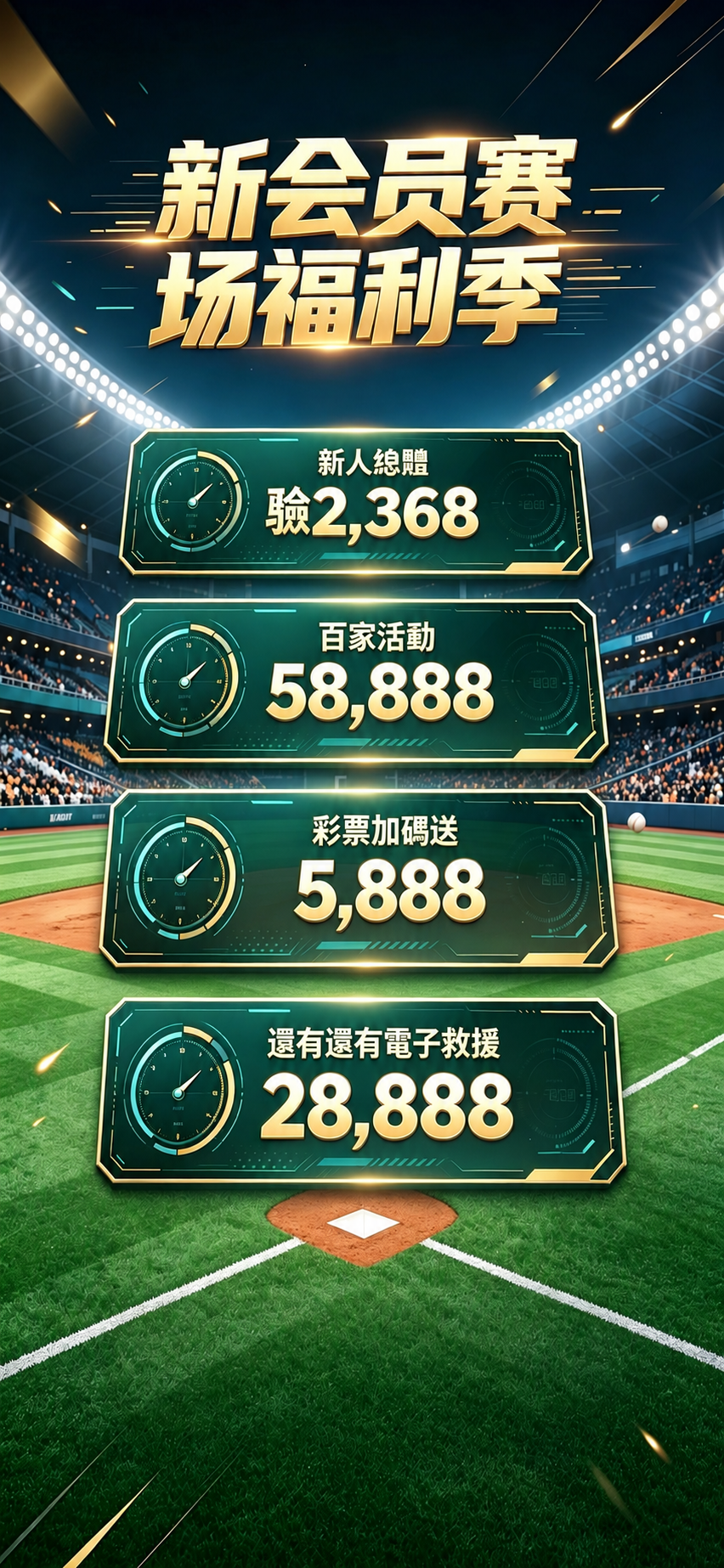 八仙過海 各隊顯球技 9月19日日本名古屋 棒球限定活動 天天最低額外3%回饋 每週贈金2766 熱門彩種加碼送